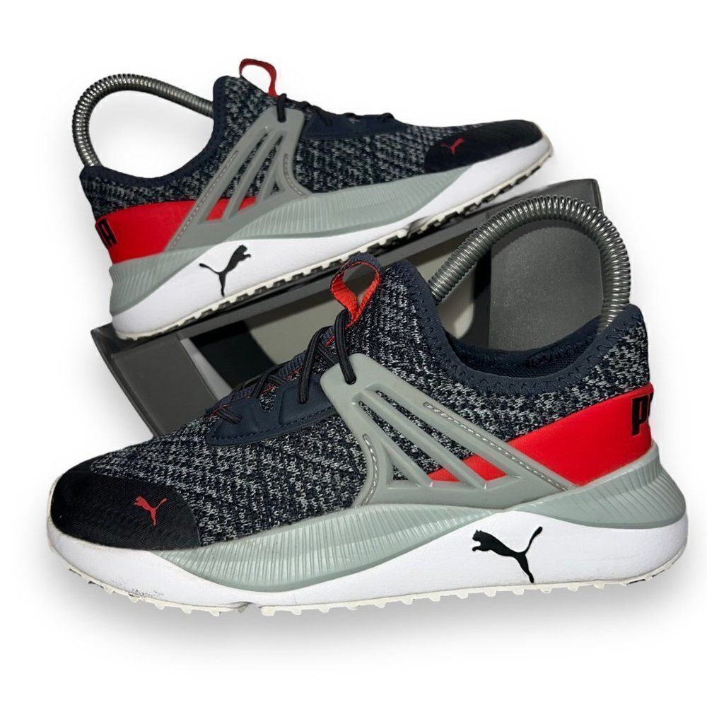 Puma Pacer Future Navy / Grey / Red 385579-01 Youth 3